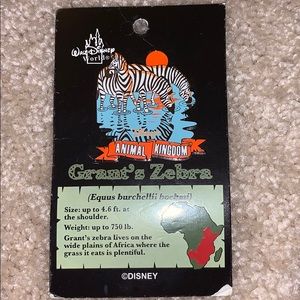 Zebra Disney pin